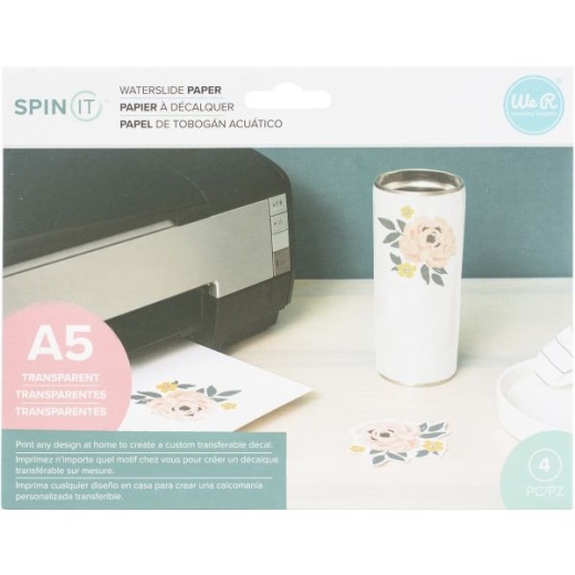 We R Memory Keepers Spin It Water Slide Paper 8.5"X5.5"