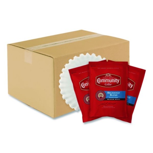 Community Coffee Breakfast Blend, 2.5 Oz Packet, 40/Carton