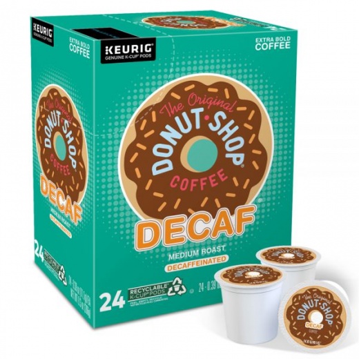 The Original Donut Shop Single-Serve Coffee K-Cup, Decaffeinated, Carton Of 24