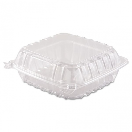 Dart ClearSeal Hinged-Lid Plastic Containers
