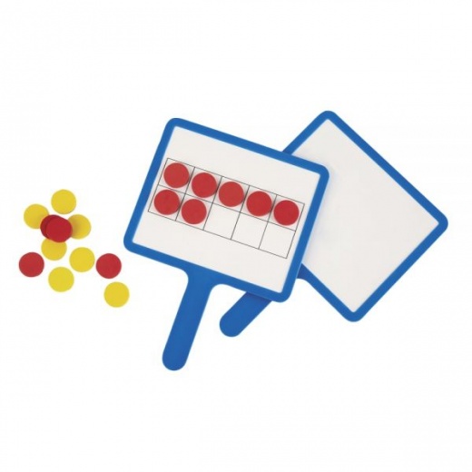 Magnetic Dry-Erase 10-Frame Answer Boards, Pre-K, Set Of 4 Boards