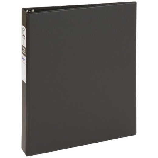 Avery Economy 3-Ring Binder, 1" Round Rings, Black