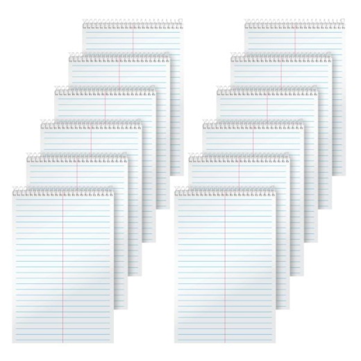 TOPS Steno Books, 6" x 9", Gregg Ruled, 80 Sheets, Pack Of 12