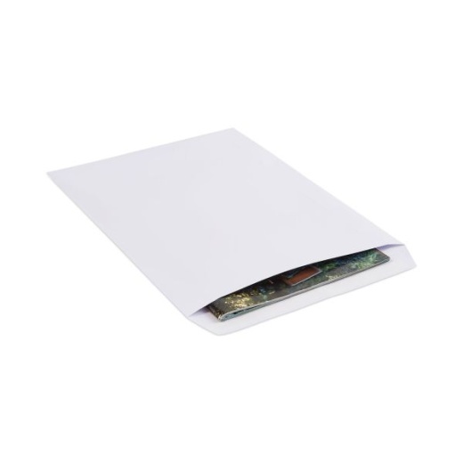 Universal Catalog Envelope, 24 Lb Bond Weight Paper, #13 1/2, Square Flap, Gummed Closure, 10 x 13, White, 250/Box