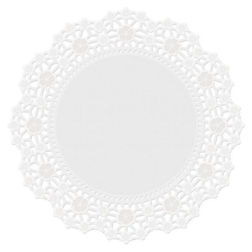 Prima Marketing Paper Doilies 4 100-pkg-round White