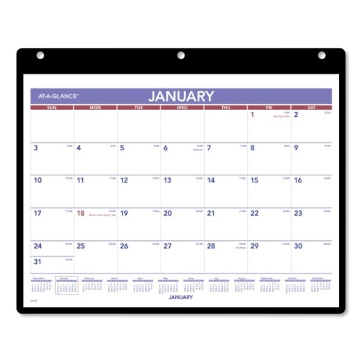 At-A-Glance Monthly Desk/Wall Calendar 2025