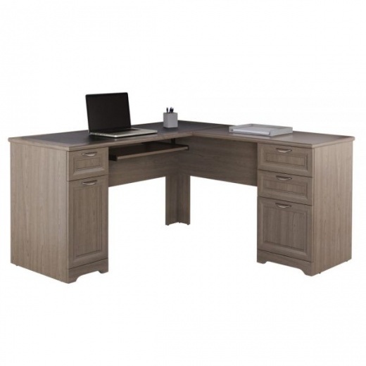 Realspace Plank 47 W Writing Desk Coastal Oak - Office Depot