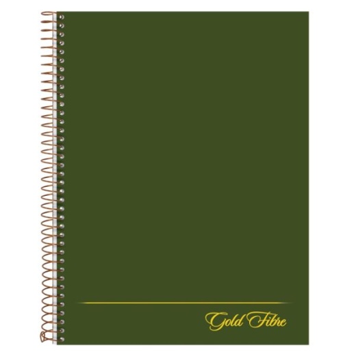 Ampad Gold Fibre Classic Project Planner, 7 1/4" X 9 1/2", Green, Undated