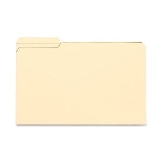 Smead File Folders, Reinforced Tab, 1/3 Cut, Left Position, Legal Size, Manila, Box Of 100