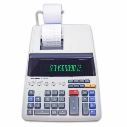 Sharp EL-1197PIII Desktop Printing Calculator