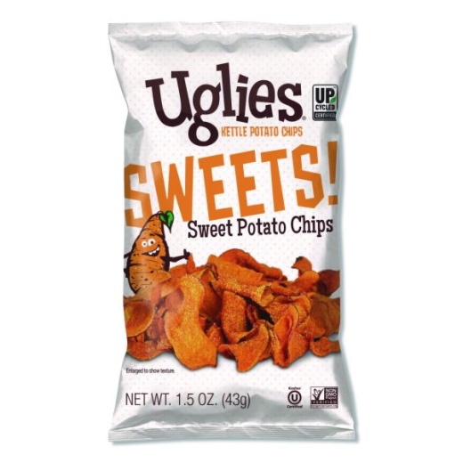 Uglies Kettle Potato Chips, Sweet Potato - Deliciously Crunchy & Socially Responsible