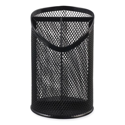 Universal Metal Mesh 3-Compartment Pencil Cup