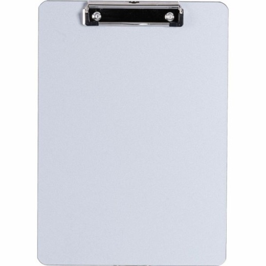 Business Source Aluminum Clipboard - 8 1/2 x 11 Inches