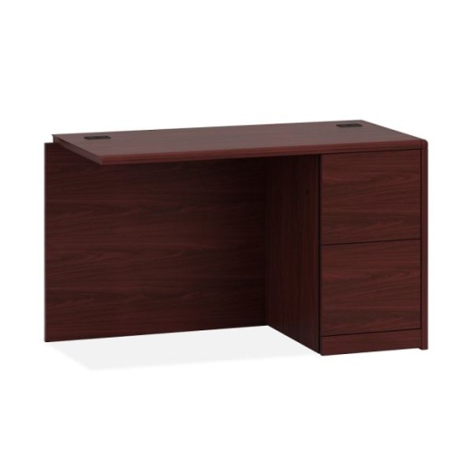 Hon 10700 Prestigious 48"W File/File Right Desk Return, Mahogany