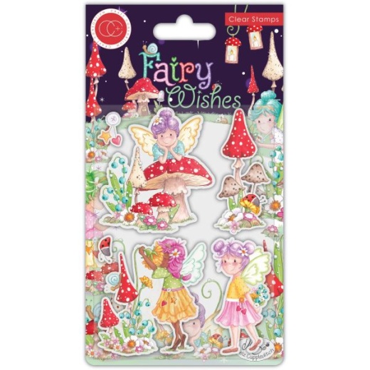 Craft Consortium Clear Stamps - Fairy Wishes Stamp Set