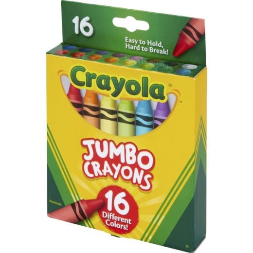 Crayola® So Big™ Crayons, Extra Large, Assorted Colors, Box Of 8
