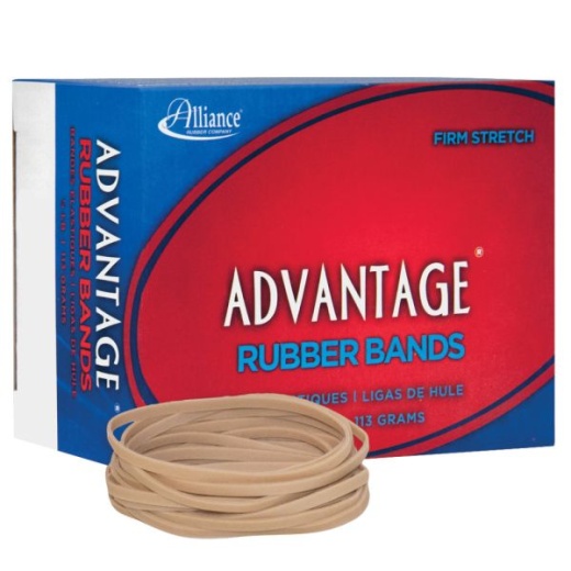 Alliance Rubber Advantage Rubber Bands, Size 33, 3 1/2" X 1/8", Natural, Box Of 150