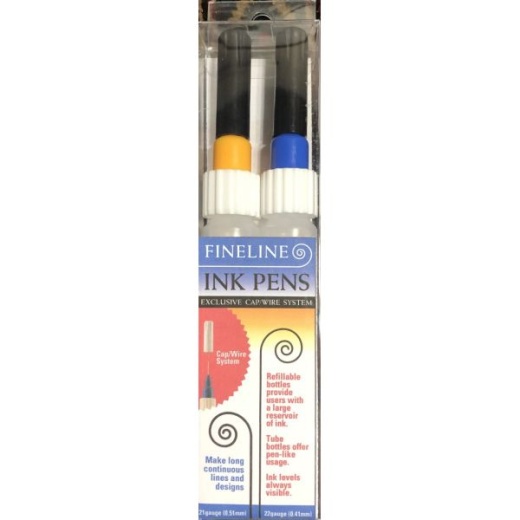 Fineline Ink Pen Applicators - Empty 2/Pkg