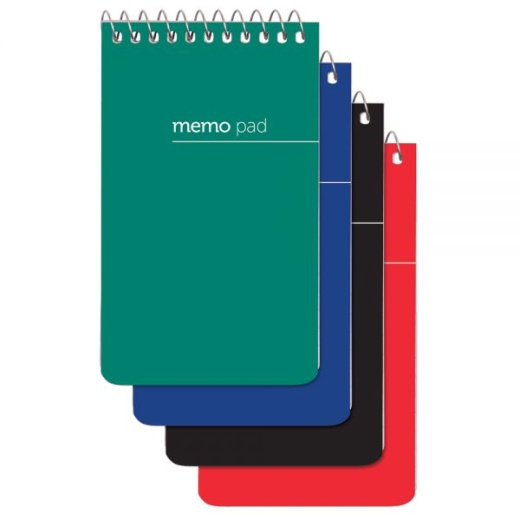 Wirebound Top-Opening Memo Pads