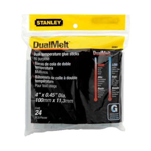 Stanley-Bostitch Dual Temperature Glue Sticks, 11.2 Oz, Clear, Pack Of 24