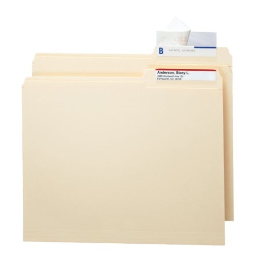 Smead Seal And View Clear Tab Label Protectors, CLL, 3 1/2" x 1 11/16", Box Of 100