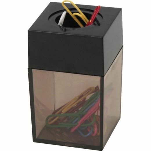 Business Source Paper Clip Holder - Compact Desk Organizer