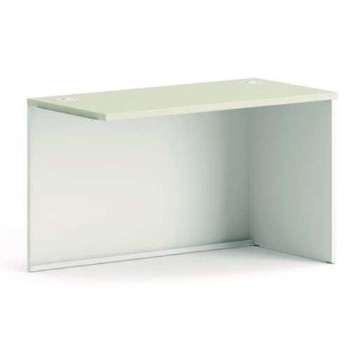 Hon 38000 Series Return Shell, Right, 48W X 24D X 29.5H,Silver Mesh/Light Gray