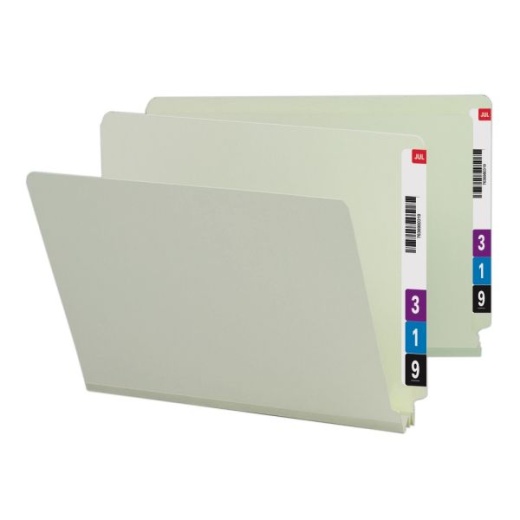 Smead Extra-Strength Pressboard End-Tab Folders