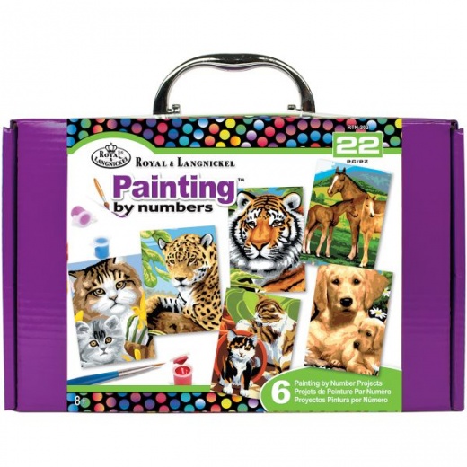 Royal Brush Painting By Numbers Kit