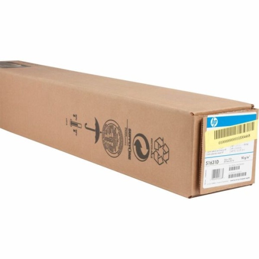 HP Large-Format Film Roll, 24" x 150', 4.3 mil, White