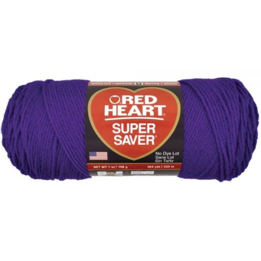 Red Heart Super Saver Yarn - Amethyst