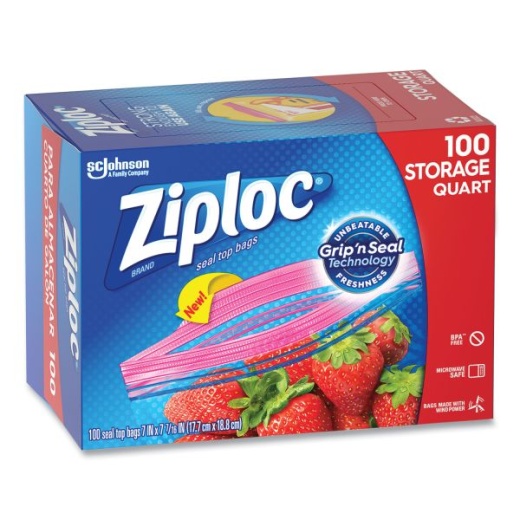 Seal Top Bags, 1 qt, 7.44 Seal Top Bags, 1 qt, 7.44