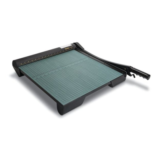 Premier Heavy-Duty Wood Base Paper Trimmers, 18", Green