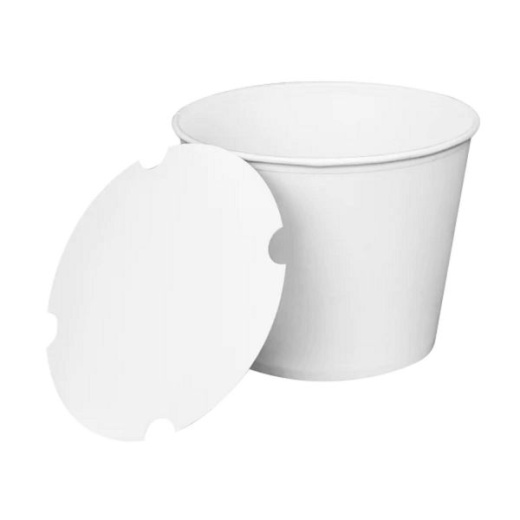 Food Bucket with Lid, 130 oz, 8.46