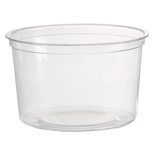 Wna Deli Containers, 16 Oz, Clear, Plastic, 50/Pack, 10 Packs/Carton