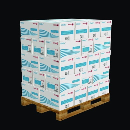 Vitality Multipurpose Print Paper, 92 Bright, 20 Lb Bond Weight, 8.5 X 11, White, 500/Ream, 10 Reams/Ct, 40 Cartons/Pallet