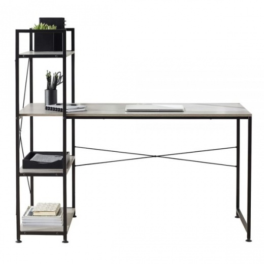 trazer desk with bookcase