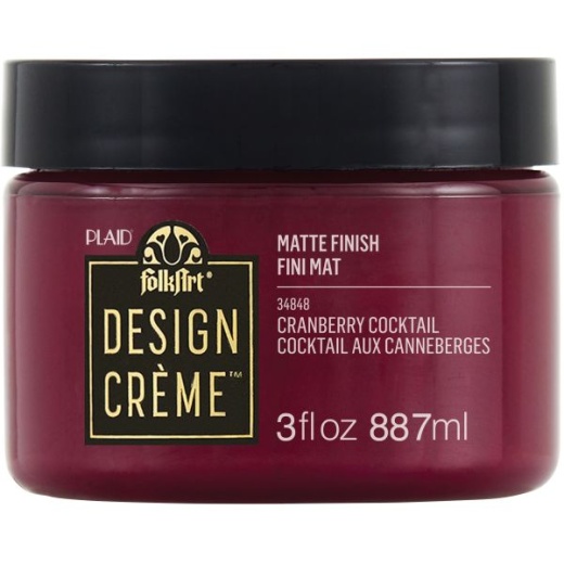 FolkArt Design Creme 3Oz - DIY Acrylic Paint for Furniture, Metal, and More