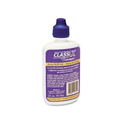 Xstamper Classix Custom Self-Inking Refills - Blue Ink - 2 Fl Oz