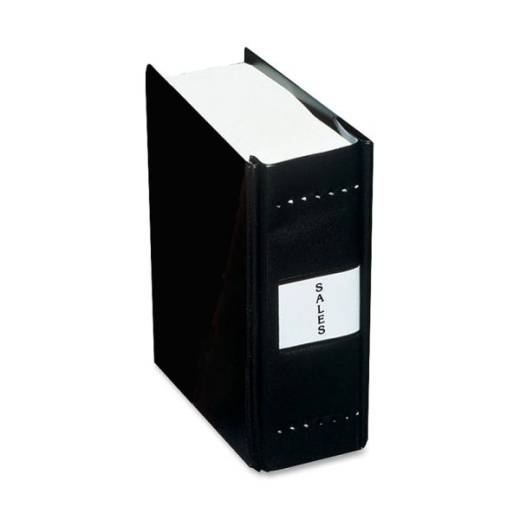 Charles Leonard Vericap Expandable 3-Ring Binder, 6" Round Rings, Black