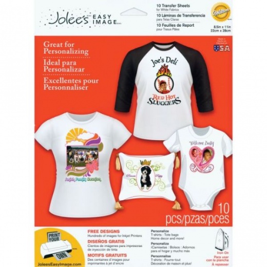 Jolee's Easy Image Transfer Sheets 8.5"X11" 10/Pkg