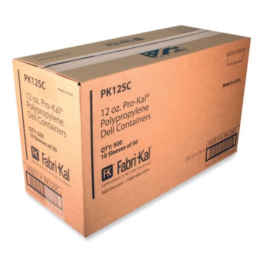 Fabri-Kal PK32T-C Pro-Kal 32 oz Plastic Deli Containers