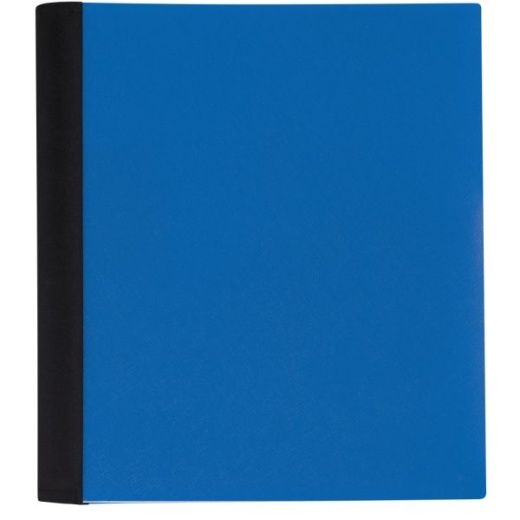 Stellar Notebook With Spine Cover, 8-1/2" X 11", 5 Subject, College Ruled, 200 Sheets, Blue