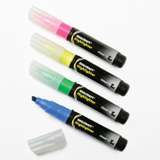 Skilcraft Highlighters - Elevate Your Productivity with Vibrant, Quick-Drying Ink