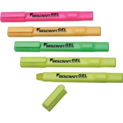 Skilcraft Fluorescent Gel Highlighter