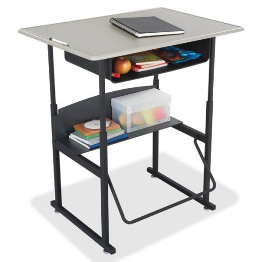 Safco Alphabetter Desk - 36 X 24 Standard Top With Book Box