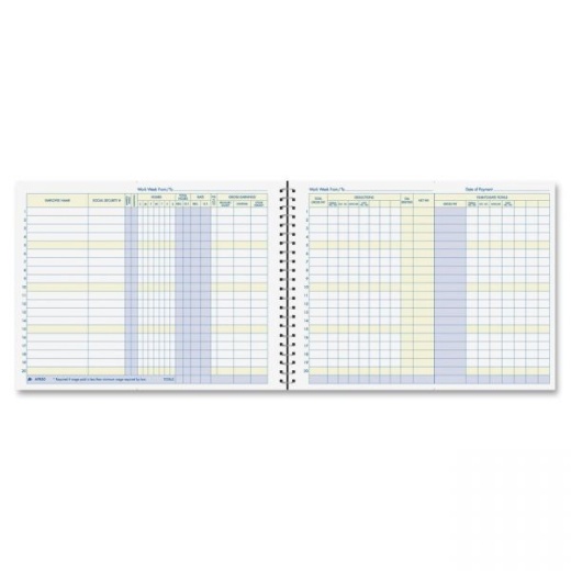 Adams Weekly Payroll Book