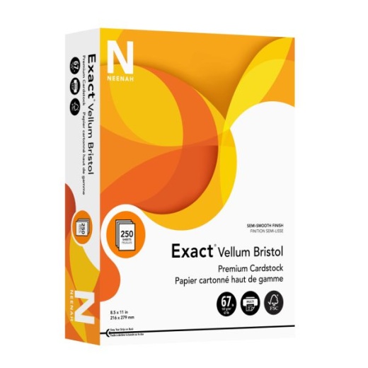 Exact Vellum Bristol Inkjet/Laser Print Copy And Multi-Use Paper