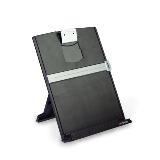 3M Desktop Document Holders, 18" Black/Silver