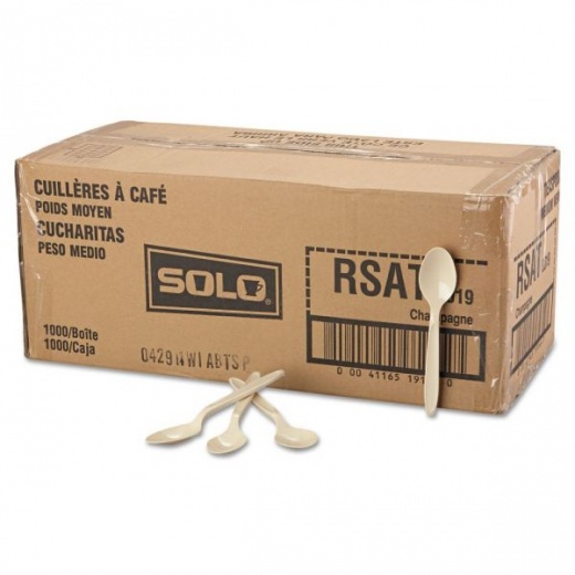 Reliance Mediumweight Cutlery Teaspoon, Champagne, Bulk, 1,000/Carton
